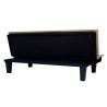 Canapé droit DENA convertible tissu vert 2 places