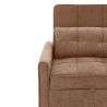 Fauteuil DOVA convertible tissu terracotta 1 place