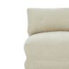 Fauteuil DAVI compressé convertible tissu beige 1 place