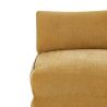Fauteuil DAVI compressé convertible tissu jaune 1 place